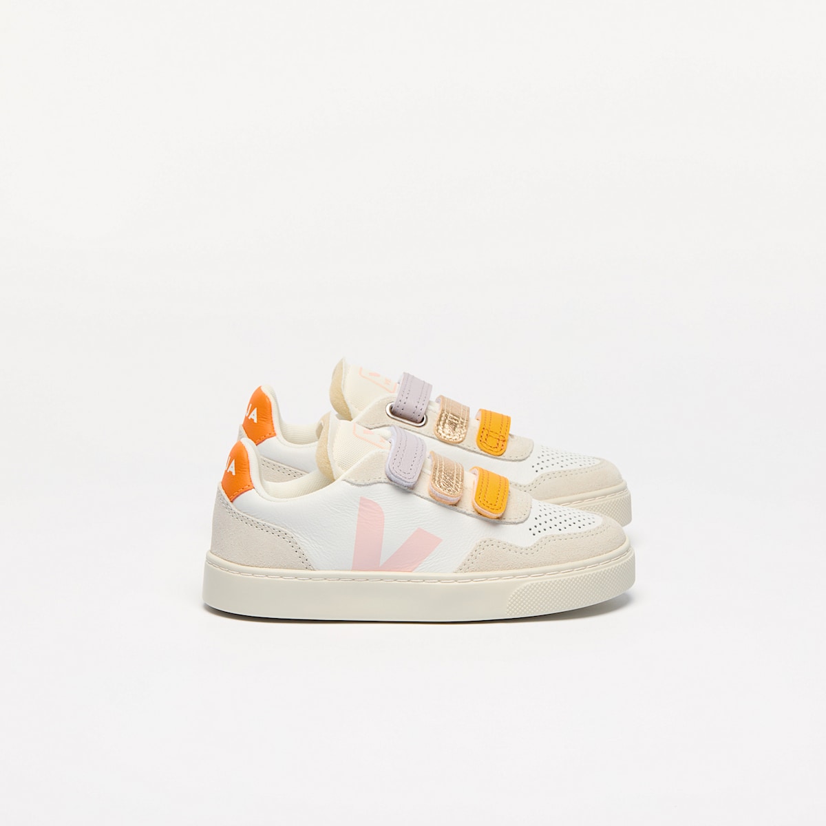 V-90 LEATHER MULTICO WHITE PETALE