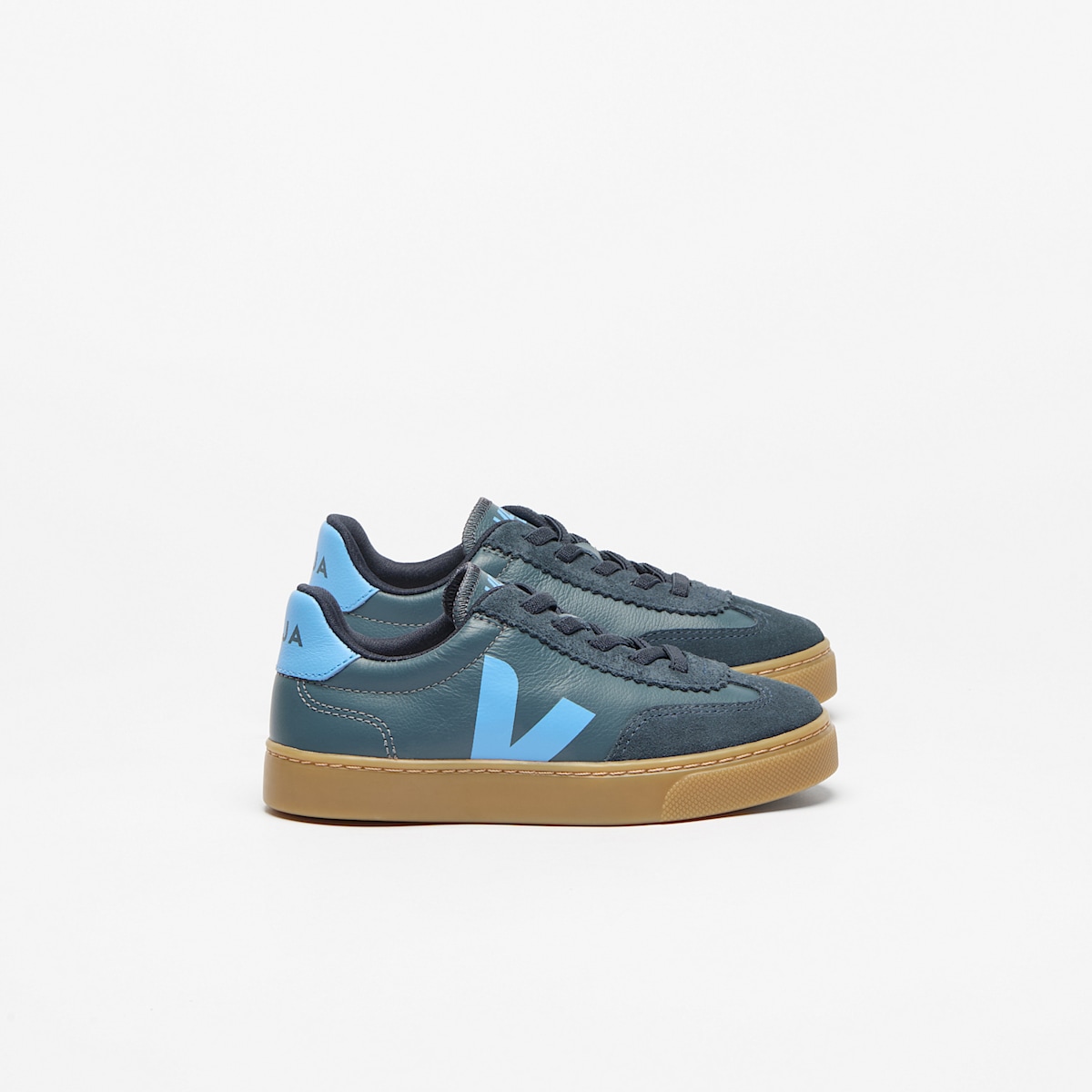 VOLLEY ELASTIC LACES LEATHER CALIFORNIA CELESTE
